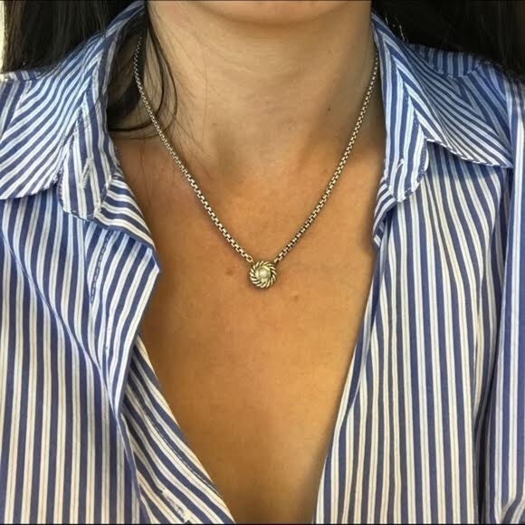 💕HP💕David Yurman cookie Pearl necklace - Picture 9 of 10